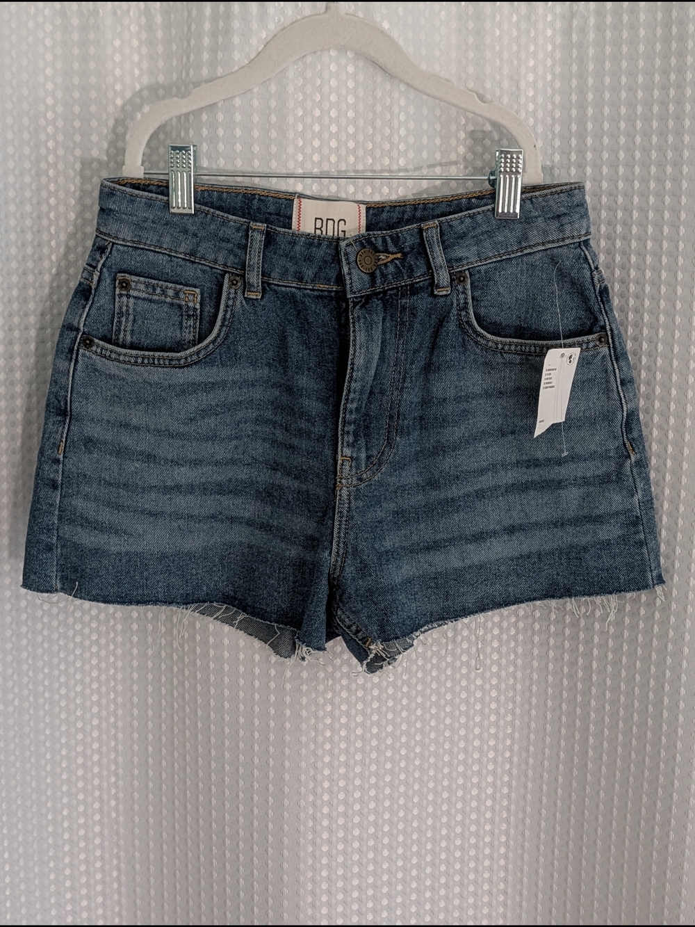 BDG Women's Dark Blue Denim Cutoff Shorts Sz 26 NWT's